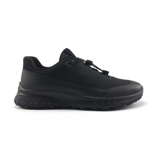 Men’s A6801 Black Lace-Up Sneakers